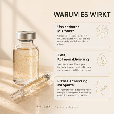 Osmara– Koreanisches Serum mit sofortigem Lifting-Effekt ab der ersten Anwendung